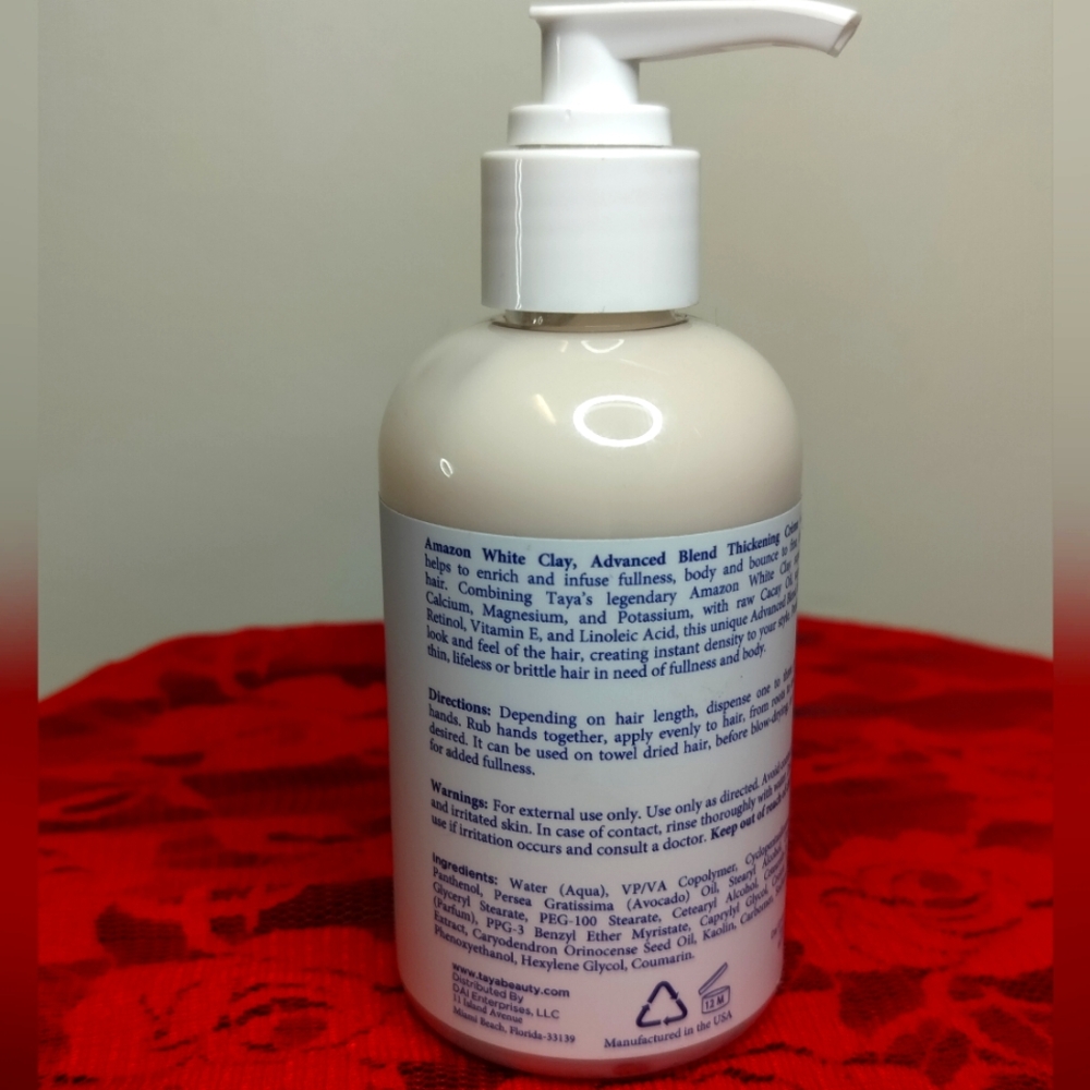 Amazon White Clay Advanced Blend Thickening Creme by Taya Beauty - Picture 2 of 2